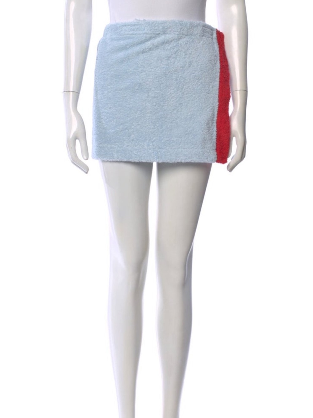 La Veste blue towel skirt
